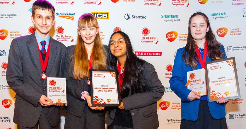 GSK UK Young Engineers and GSK UK Young Scientist of the Year 2019