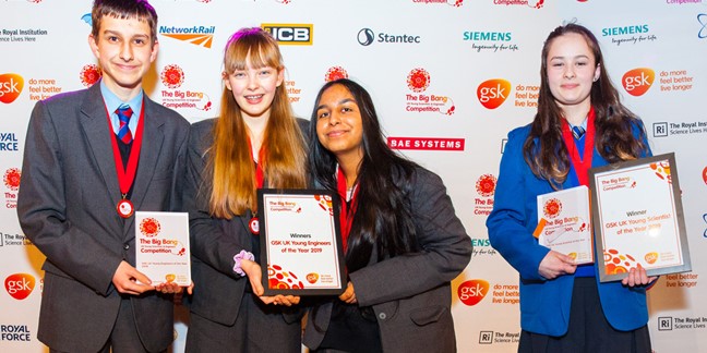 GSK UK Young Scientist & GSK UK Young Engineers of the Year 2019 announced