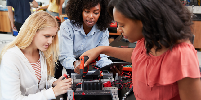 Find out how EngineeringUK partners with companies to inspire more young and diverse people into a career in STEM