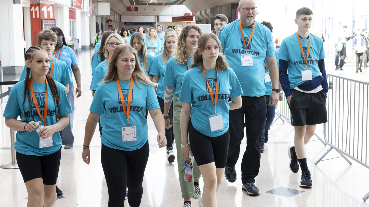 Volunteers at The Big Bang Fair