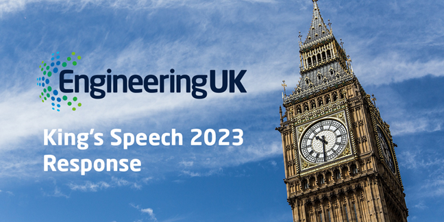 What the 2023 King’s Speech means for educational pathways into engineering