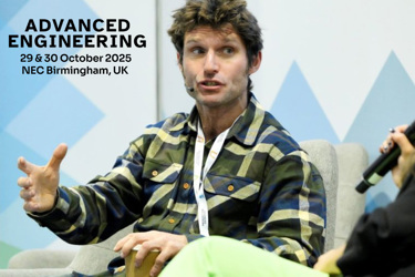 Man being interviewed as part of conference panel